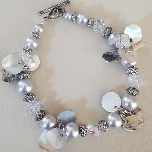 Vintage Faux Pearl and Shell 3 Piece Lot Bundle - Picture 11 of 16